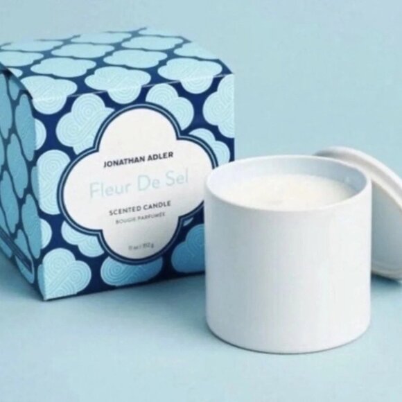 Jonathan Adler Other - NWT Jonathan Adler Fleur De Sel Scented Candle Bougie Parfumée 11 oz